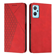 Handytasche Stand Schutzhülle Flip Leder Hülle Y02X für Realme 10 5G Rot