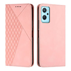 Handytasche Stand Schutzhülle Flip Leder Hülle Y02X für Realme 10T 5G Rosegold