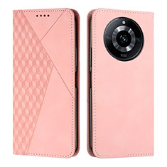 Handytasche Stand Schutzhülle Flip Leder Hülle Y02X für Realme 11 Pro+ Plus 5G Rosegold