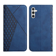 Handytasche Stand Schutzhülle Flip Leder Hülle Y02X für Samsung Galaxy A04s Blau