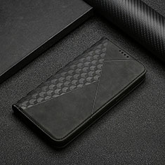 Handytasche Stand Schutzhülle Flip Leder Hülle Y02X für Samsung Galaxy A13 4G Schwarz