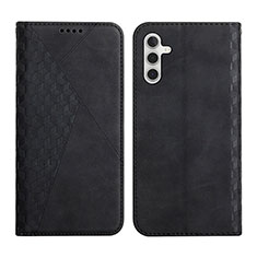 Handytasche Stand Schutzhülle Flip Leder Hülle Y02X für Samsung Galaxy A13 5G Schwarz