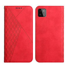 Handytasche Stand Schutzhülle Flip Leder Hülle Y02X für Samsung Galaxy A22s 5G Rot