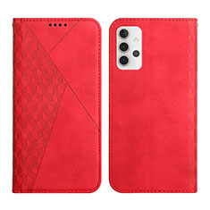 Handytasche Stand Schutzhülle Flip Leder Hülle Y02X für Samsung Galaxy A32 4G Rot