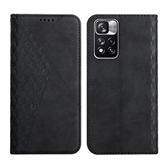 Handytasche Stand Schutzhülle Flip Leder Hülle Y02X für Xiaomi Mi 11i 5G (2022) Schwarz