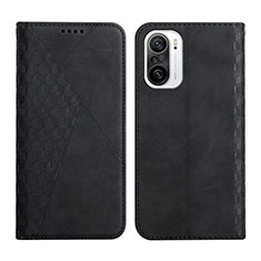 Handytasche Stand Schutzhülle Flip Leder Hülle Y02X für Xiaomi Mi 11i 5G Schwarz