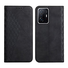 Handytasche Stand Schutzhülle Flip Leder Hülle Y02X für Xiaomi Mi 11T 5G Schwarz