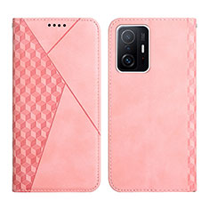 Handytasche Stand Schutzhülle Flip Leder Hülle Y02X für Xiaomi Mi 11T Pro 5G Rosegold