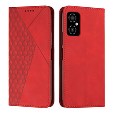 Handytasche Stand Schutzhülle Flip Leder Hülle Y02X für Xiaomi Poco M4 5G Rot