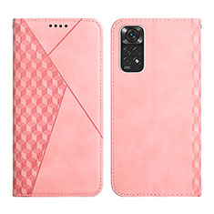 Handytasche Stand Schutzhülle Flip Leder Hülle Y02X für Xiaomi Redmi Note 11 4G (2022) Rosegold