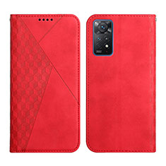 Handytasche Stand Schutzhülle Flip Leder Hülle Y02X für Xiaomi Redmi Note 12 Pro 4G Rot