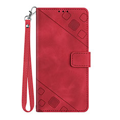 Handytasche Stand Schutzhülle Flip Leder Hülle Y03B für Google Pixel 6a 5G Rot