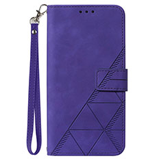 Handytasche Stand Schutzhülle Flip Leder Hülle Y03B für Samsung Galaxy A15 4G Violett