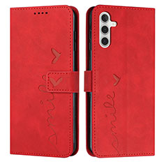 Handytasche Stand Schutzhülle Flip Leder Hülle Y03X für Samsung Galaxy A04s Rot