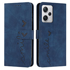 Handytasche Stand Schutzhülle Flip Leder Hülle Y03X für Xiaomi Redmi Note 12 Explorer Blau