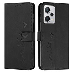 Handytasche Stand Schutzhülle Flip Leder Hülle Y03X für Xiaomi Redmi Note 12 Explorer Schwarz