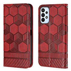 Handytasche Stand Schutzhülle Flip Leder Hülle Y04B für Samsung Galaxy A23 4G Rot