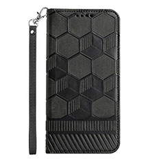 Handytasche Stand Schutzhülle Flip Leder Hülle Y04B für Samsung Galaxy A53 5G Schwarz