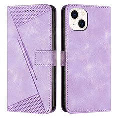 Handytasche Stand Schutzhülle Flip Leder Hülle Y04X für Apple iPhone 13 Violett
