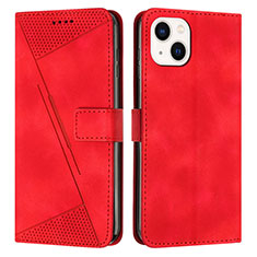 Handytasche Stand Schutzhülle Flip Leder Hülle Y04X für Apple iPhone 14 Plus Rot