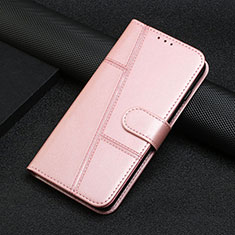 Handytasche Stand Schutzhülle Flip Leder Hülle Y04X für Google Pixel 6 Pro 5G Rosegold