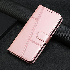 Handytasche Stand Schutzhülle Flip Leder Hülle Y04X für Google Pixel 7 5G Rosegold