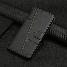 Handytasche Stand Schutzhülle Flip Leder Hülle Y04X für Motorola Moto Edge Plus (2023) 5G Schwarz