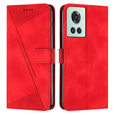 Handytasche Stand Schutzhülle Flip Leder Hülle Y04X für OnePlus 10R 5G Rot