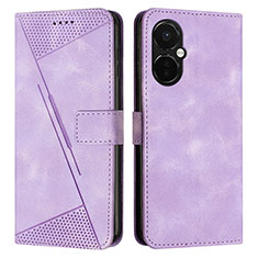 Handytasche Stand Schutzhülle Flip Leder Hülle Y04X für OnePlus Nord CE 3 Lite 5G Violett