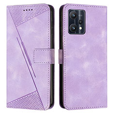 Handytasche Stand Schutzhülle Flip Leder Hülle Y04X für Realme 9 5G Violett