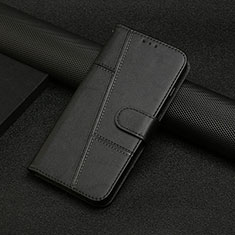 Handytasche Stand Schutzhülle Flip Leder Hülle Y04X für Samsung Galaxy A03s Schwarz