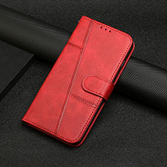 Handytasche Stand Schutzhülle Flip Leder Hülle Y04X für Xiaomi Poco F5 5G Rot