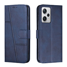 Handytasche Stand Schutzhülle Flip Leder Hülle Y04X für Xiaomi Redmi Note 12 Explorer Blau