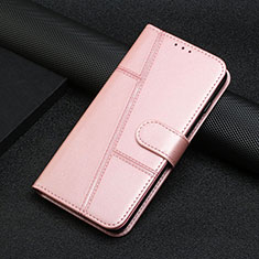 Handytasche Stand Schutzhülle Flip Leder Hülle Y04X für Xiaomi Redmi Note 12 Turbo 5G Rosegold