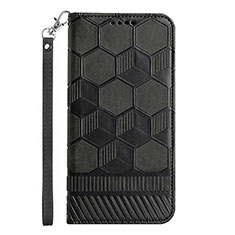 Handytasche Stand Schutzhülle Flip Leder Hülle Y05B für Samsung Galaxy A03s Schwarz