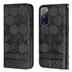 Handytasche Stand Schutzhülle Flip Leder Hülle Y05B für Samsung Galaxy S20 FE (2022) 5G Schwarz