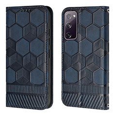 Handytasche Stand Schutzhülle Flip Leder Hülle Y05B für Samsung Galaxy S20 Lite 5G Blau