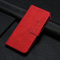 Handytasche Stand Schutzhülle Flip Leder Hülle Y06X für Motorola Moto G53j 5G Rot