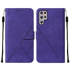 Handytasche Stand Schutzhülle Flip Leder Hülle Y07B für Samsung Galaxy S23 Ultra 5G Violett