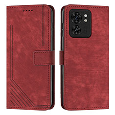 Handytasche Stand Schutzhülle Flip Leder Hülle Y07X für Motorola Moto Edge (2023) 5G Rot