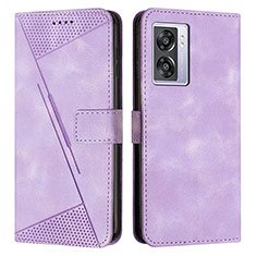 Handytasche Stand Schutzhülle Flip Leder Hülle Y07X für Realme Narzo 50 5G Violett