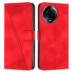 Handytasche Stand Schutzhülle Flip Leder Hülle Y07X für Realme V50s 5G Rot