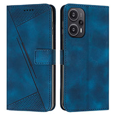 Handytasche Stand Schutzhülle Flip Leder Hülle Y07X für Xiaomi Redmi Note 12 Turbo 5G Blau