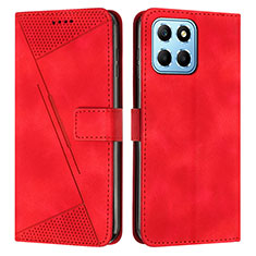 Handytasche Stand Schutzhülle Flip Leder Hülle Y08X für Huawei Honor 70 Lite 5G Rot