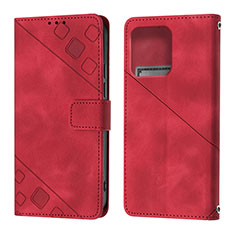 Handytasche Stand Schutzhülle Flip Leder Hülle YB1 für Motorola Moto Edge 40 Pro 5G Rot