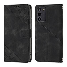 Handytasche Stand Schutzhülle Flip Leder Hülle YB1 für Nokia G100 Schwarz