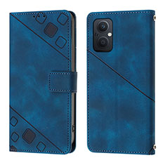 Handytasche Stand Schutzhülle Flip Leder Hülle YB1 für Oppo A96 5G Blau