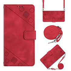 Handytasche Stand Schutzhülle Flip Leder Hülle YB1 für Samsung Galaxy A33 5G Rot