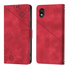 Handytasche Stand Schutzhülle Flip Leder Hülle YB1 für Sony Xperia Ace III Rot