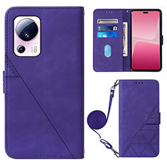 Handytasche Stand Schutzhülle Flip Leder Hülle YB1 für Xiaomi Civi 2 5G Violett